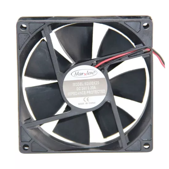 Marxlow 92X92X25Mm 24V 0.20A 2 Kablo Kare Fan (5 li Paket)
