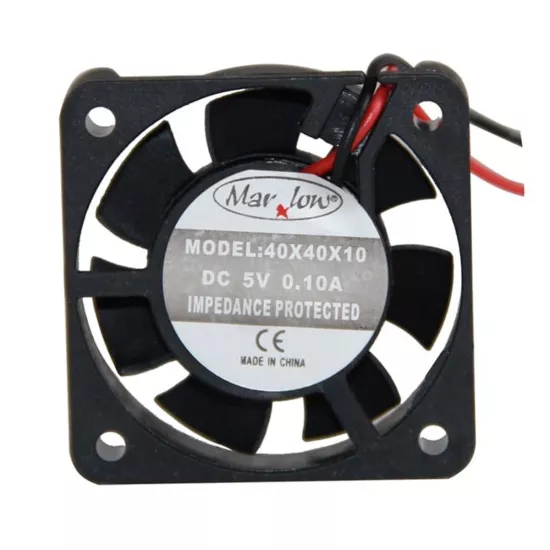 Marxlow 40X40X10Mm 5V 0.10A Dc Fan (5 li Paket)