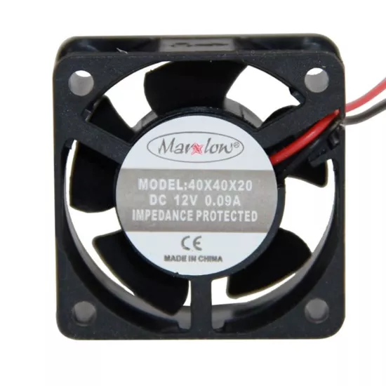 Marxlow 40X40X20Mm Dc 12V 0.09A Kare Fan