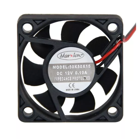 Marxlow 50X50X15Mm Dc 12V 0.10A Kare Fan