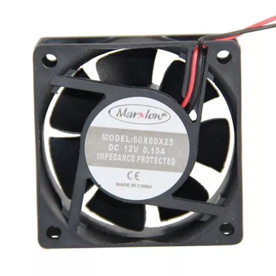 Marxlow 60X60X25Mm Dc Fan 12V 0.15A (5 li Paket)