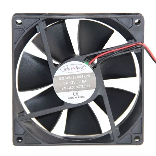 Marxlow 92X92X25Mm Dc 12V 0.15A Fan