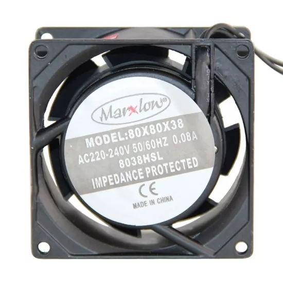 Marxlow 80X80X38Mm Ac 220V Fan
