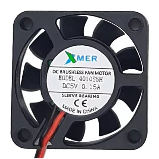 Xmer 40X40X10Mm 5V 0.15A 2 Kablolu Fan