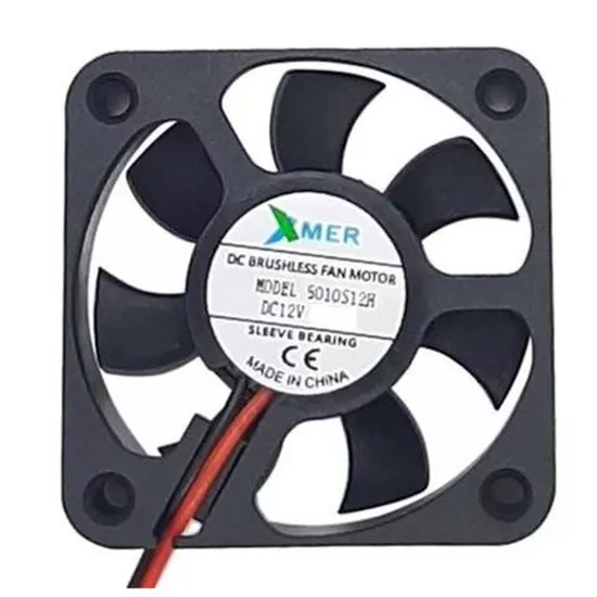 Xmer 50X50X10Mm 12V 0.15A 2 Kablolu Fan