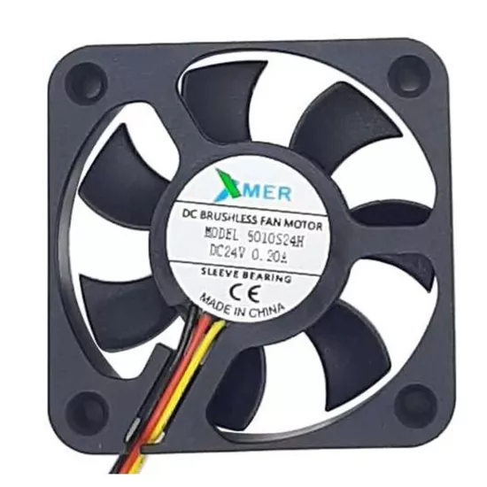 Xmer 50X50X10Mm 24V 0.20A 3 Kablolu Fan