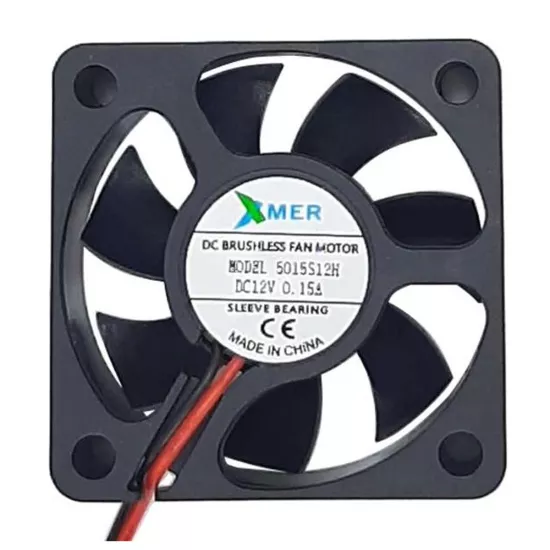 Xmer 50X50X15Mm 12V 0.15A 2 Kablolu Fan