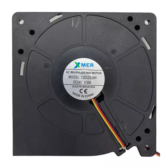 Xmer 120X120X32Mm 24V 0.50A 3 Kablolu + Soketli Salyangoz Fan
