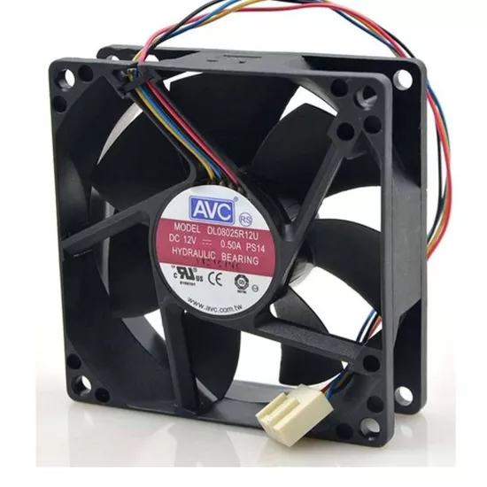 Avc 80X80X25Mm 12V.0.50A Hidrolik Fan
