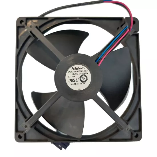 Nidec 120x120x32mm U12E12Ms1M3-52E21 12V 0.136A 3 Kablo Kare Fan