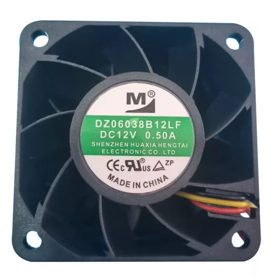 M Fan 60x60x38Mm Dz06038B12Lf 12V 0.50A Kare Fan