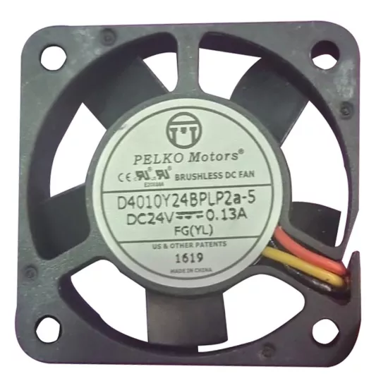 Pelko Motors 40X40X10Mm 24V 0.13A Fan