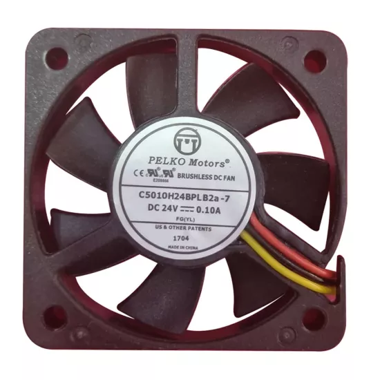 Pelko Motors 50X50X10Mm Dc 24V 0.10A Kare Fan