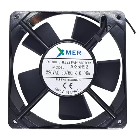 Xmer 120X120X25Mm 220V 0.06A Kablolu Fan