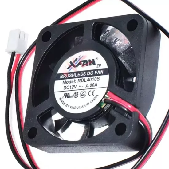 Xfan 40x40x10mm 12v 0,06A 2 Kablo Fan RDL4010S