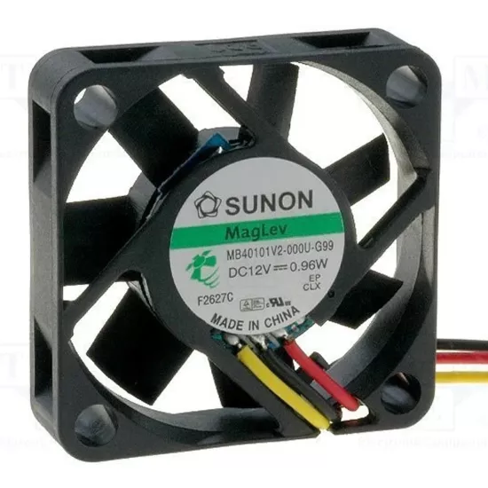 Sunon 40x40x10mm 12v 0,08A 2 Kablo Fan BM40101V2