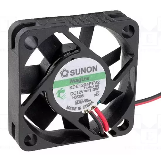 Sunon 40x40x10mm 12v 1w/0,83A 3 Kablo KDE1204PFV2