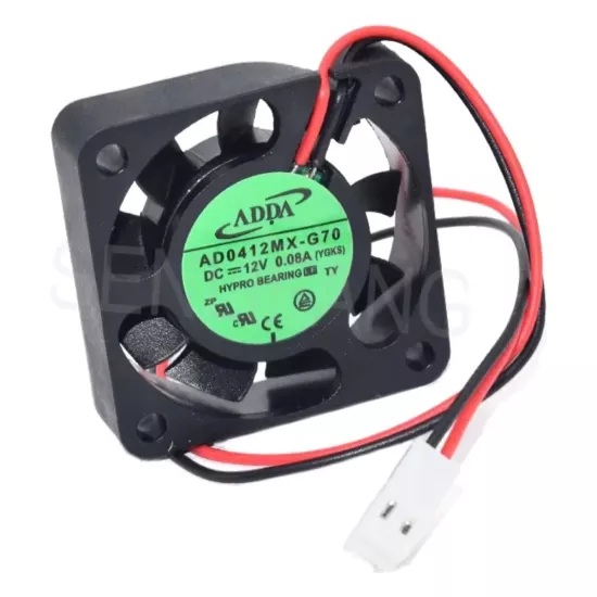 Adda 40x40x10mm 12v 0,08A 2 Kablo Fan AD0412MX-G70