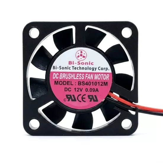 Bi Sonic 40x40x10mm 12v 0,16A 2 Kablo Fan