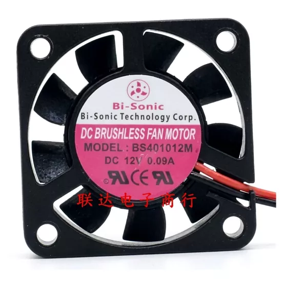 Bi Sonic  40x40x10mm 12v 0,18A 2 Kablo Fan