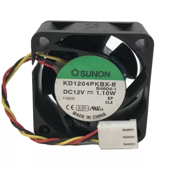 Sunon 40x40x20mm 12v 1,1W/0,09 2 Kablo Fan KD1204PKBX-8