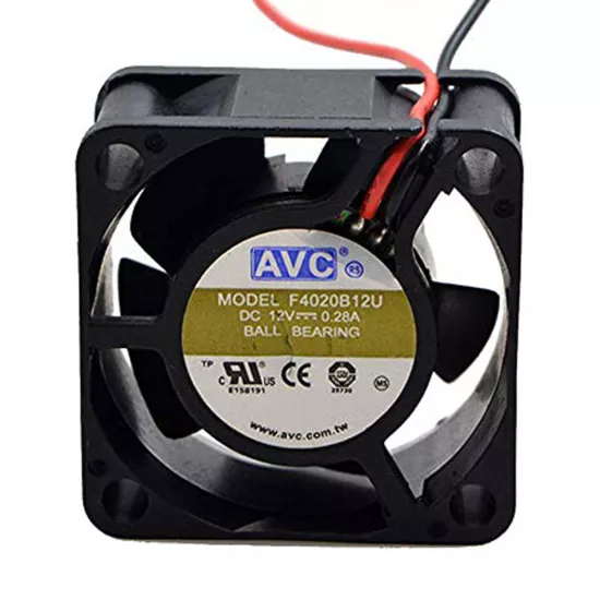 AVC 40x40x20mm 12V 0,28A 2 Kablo Fan F4020B12U