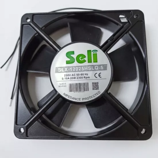 Seli 120x120x25mm 220v 0.10A Fan SLX-12025HSLQ-5 