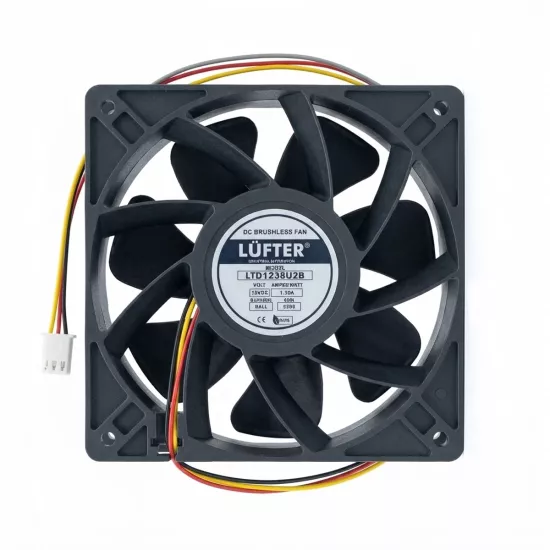 Lüfter 120x120x38Mm 24V 1.50A 5200Rpm Rulmanlı Fan