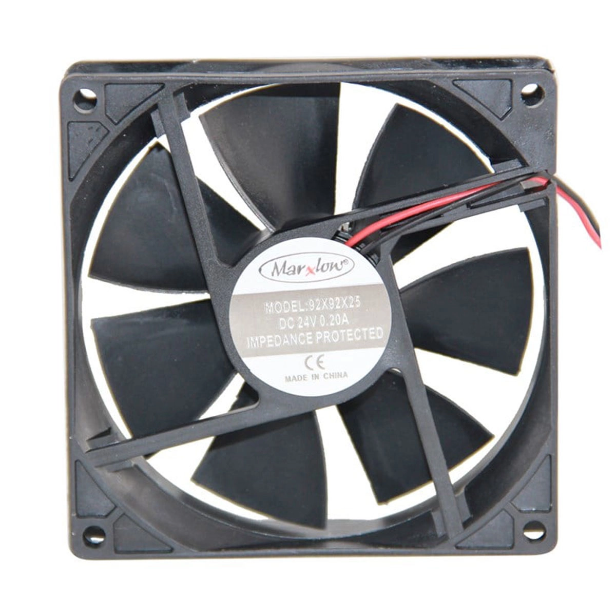 Marxlow 92X92X25Mm 24V 0.20A 2 Kablo Kare Fan (5 li Paket)