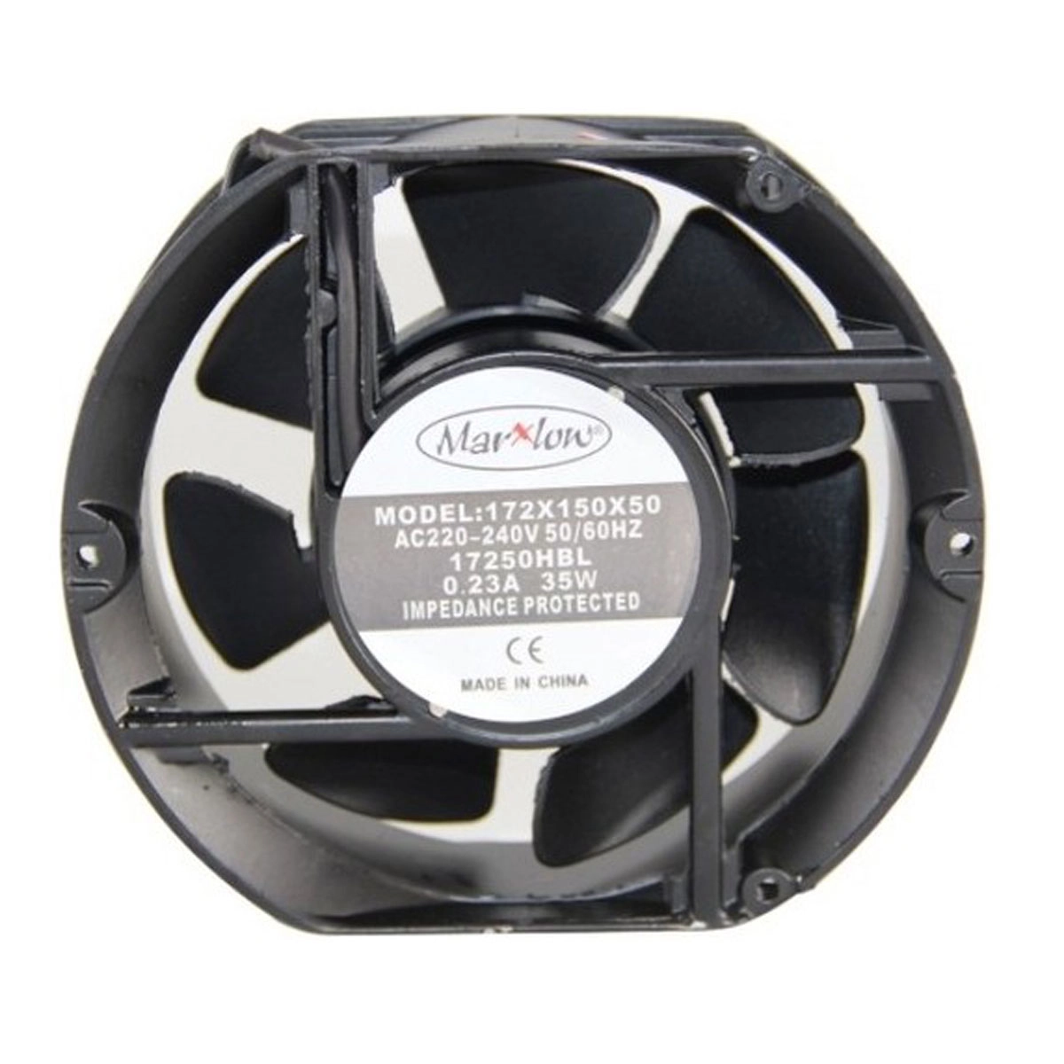 Marxlow 172X150X50MM Ac 220-240V 35W Yuvarlak Fan