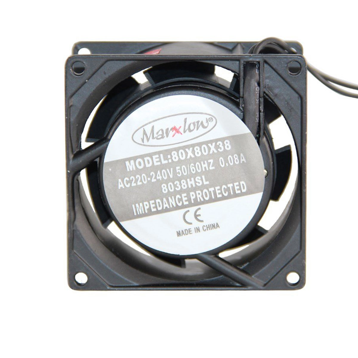 Marxlow 80X80X38Mm 0.08A Ac220-240V Fan