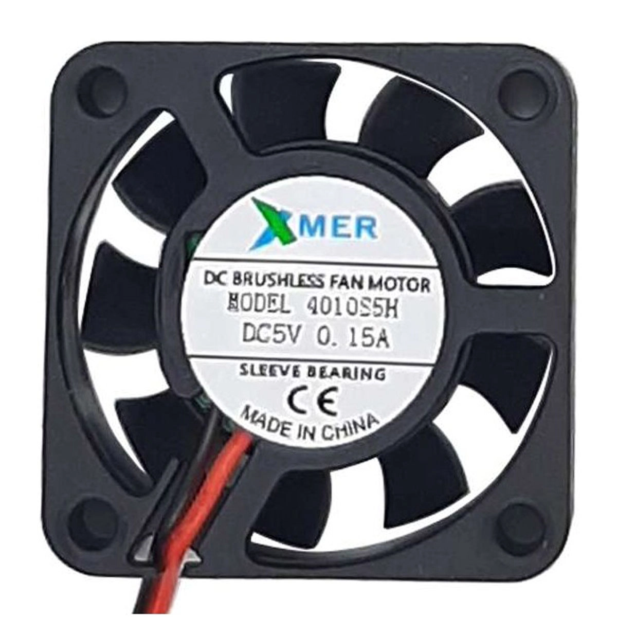 Xmer 40X40X10Mm 5V 0.15A 2 Kablolu Fan