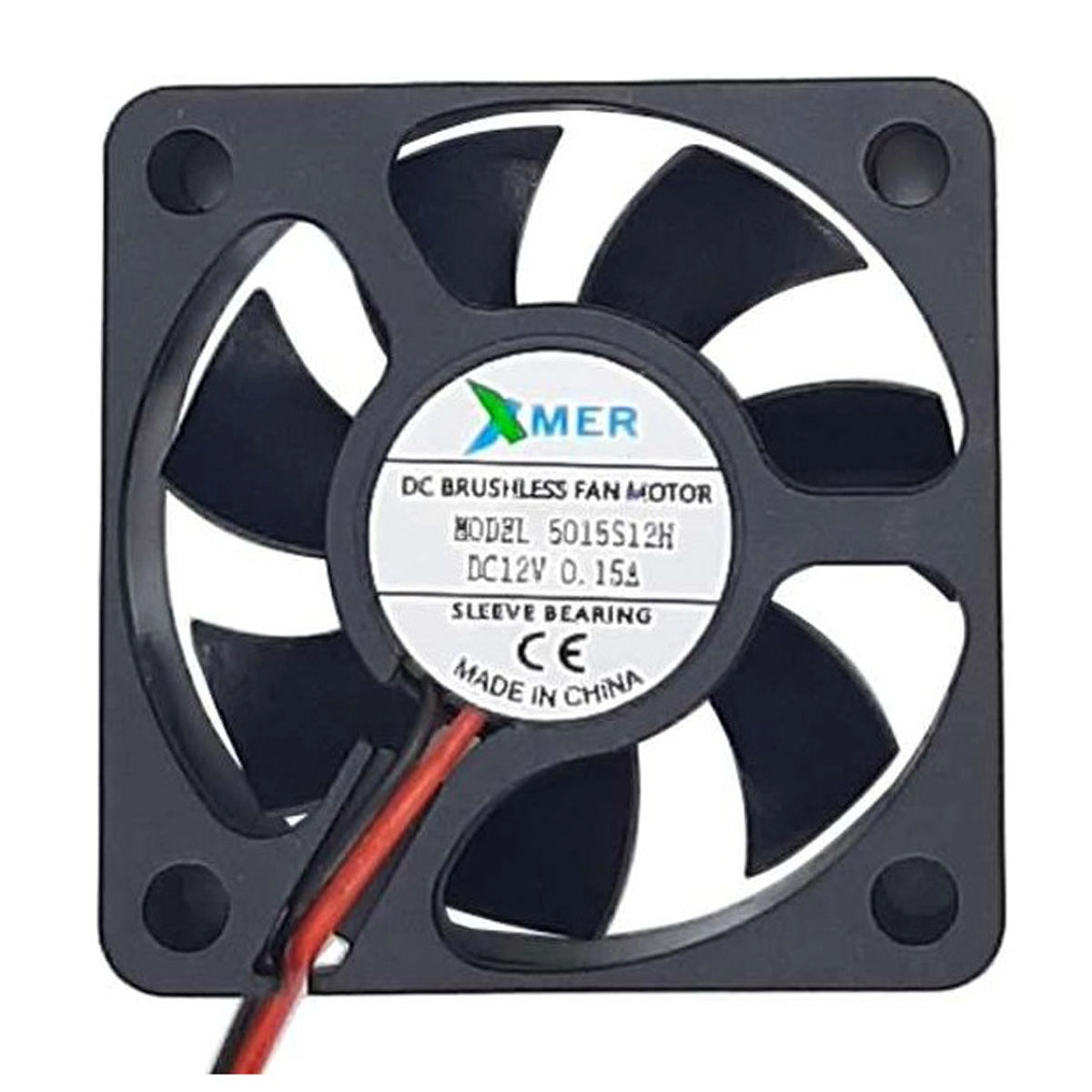 Xmer 50X50X15Mm 12V 0.15A 2 Kablolu Fan