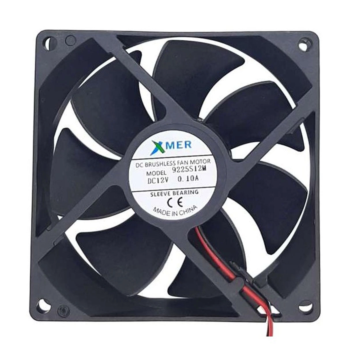 Xmer 92X92X25Mm 12V 0.10A 2 Kablolu Fan