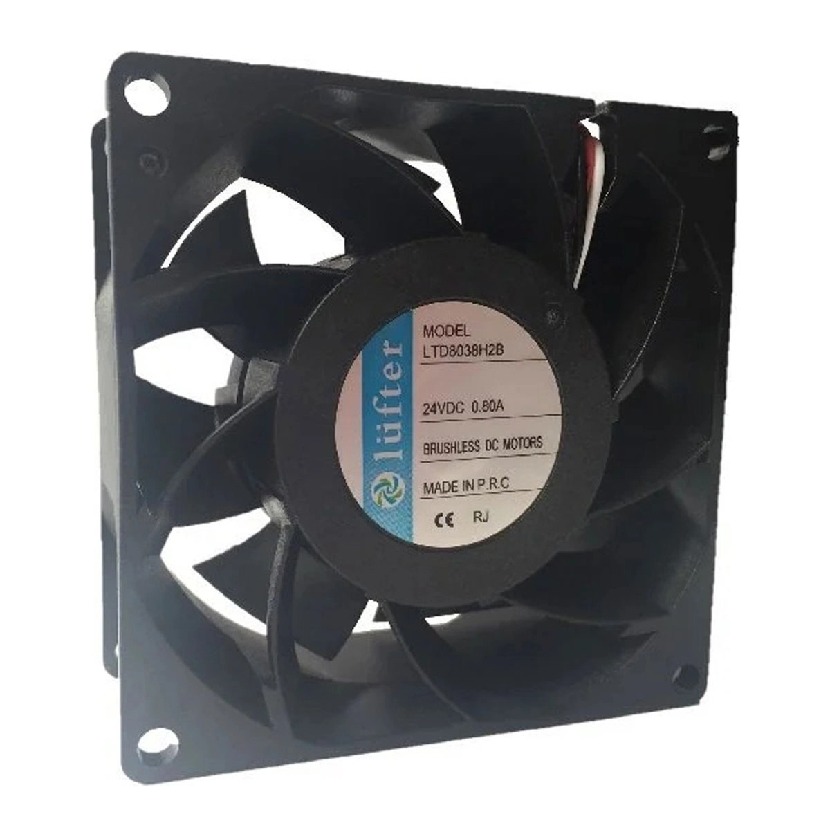 Lüfter 80X80X38Mm 24V 0.80A Kare Fan