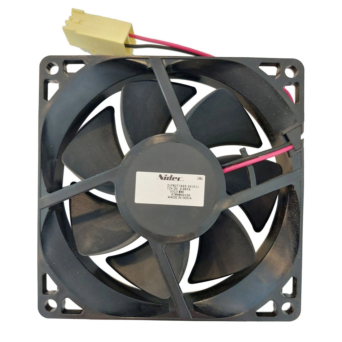 Nidec 92x92x25mm Djf92T7As5-S02E21 12V 0.065A Kare Fan