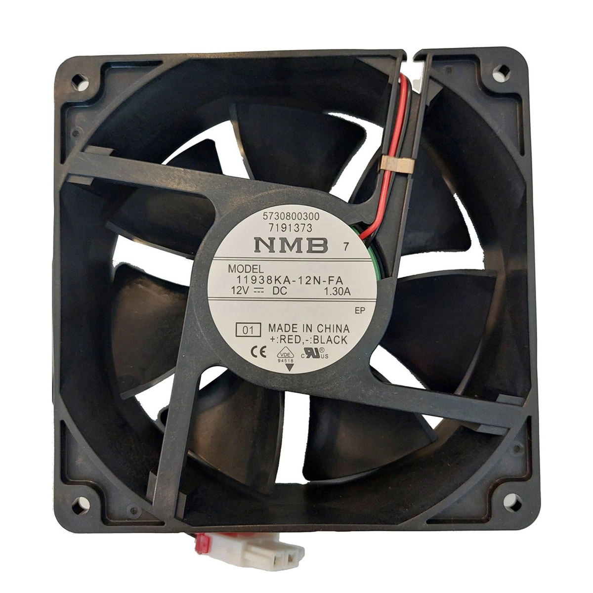 Nbm 120x120x38MM 12V 1.30A 11938KA-12N-FA Kare Fan