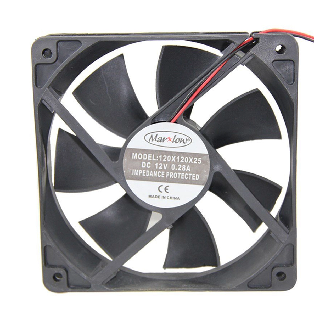 Marxlow 120X120X25Mm 12V 0.28A 2 Kablo Fan