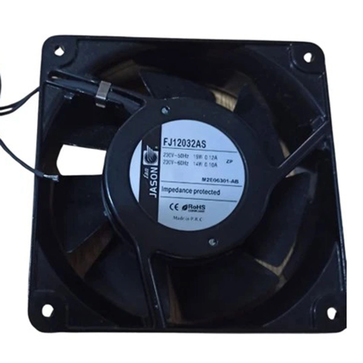 Jason 120x120x32mm FJ12032AS 220V 0.12A 2 Kablo Kare Fan