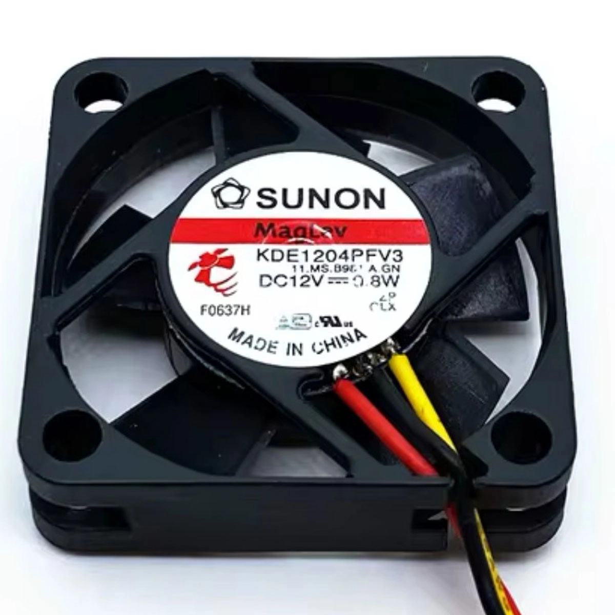 Sunon  40x40x10mm 12v 3 Kablo Fan KDE1204PFV3