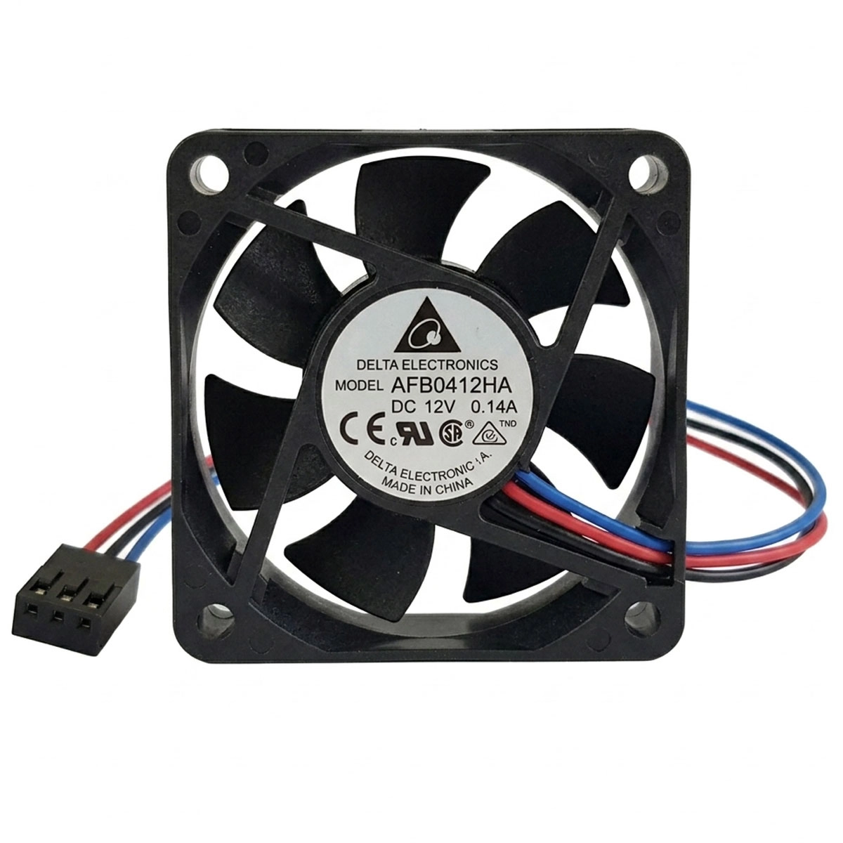 Delta 40x40x10mm 12V 0,14A 3 Kablo Fan AFB0412HA