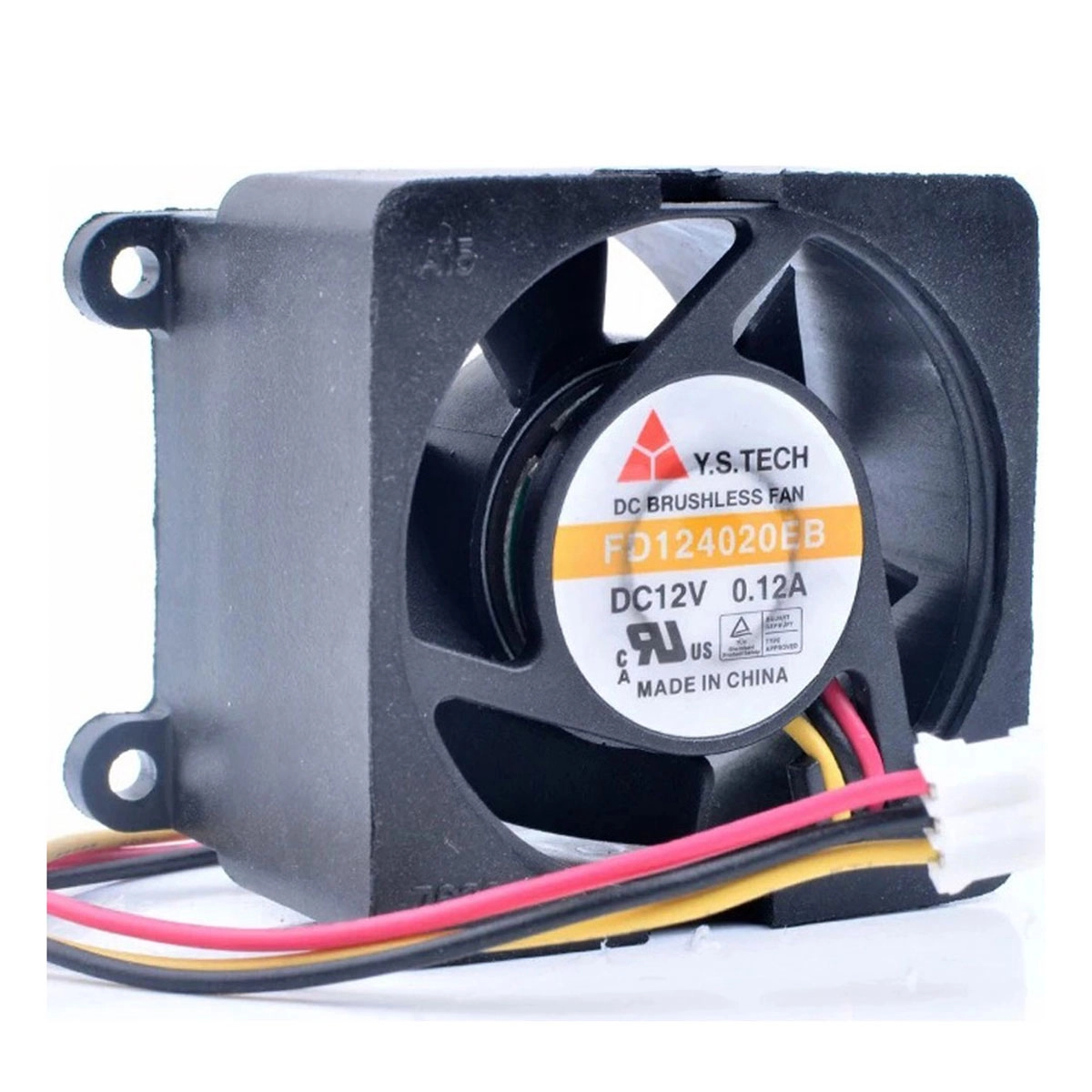 YS Tech 40x40x15mm 12v 0,08A 2 Kablo Fan FD124015LB