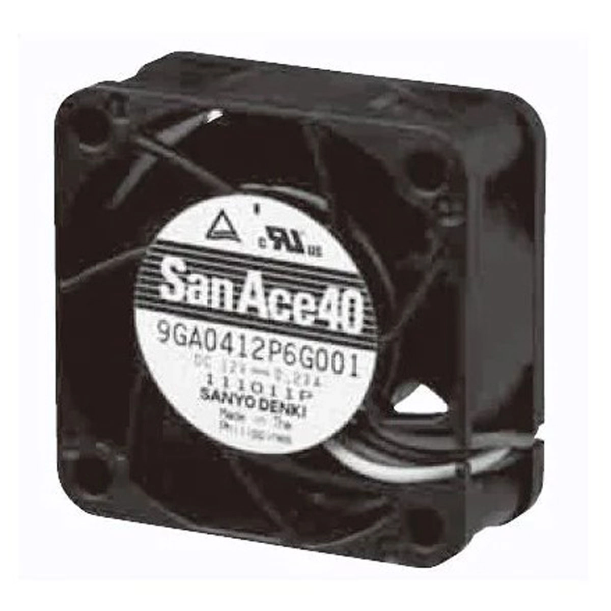 San Ace 40x40x20mm 12v 0,18A 2 Kablo Fan 109P0412P605